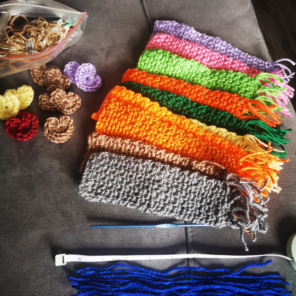 Handmade Crocheted Bookmarks