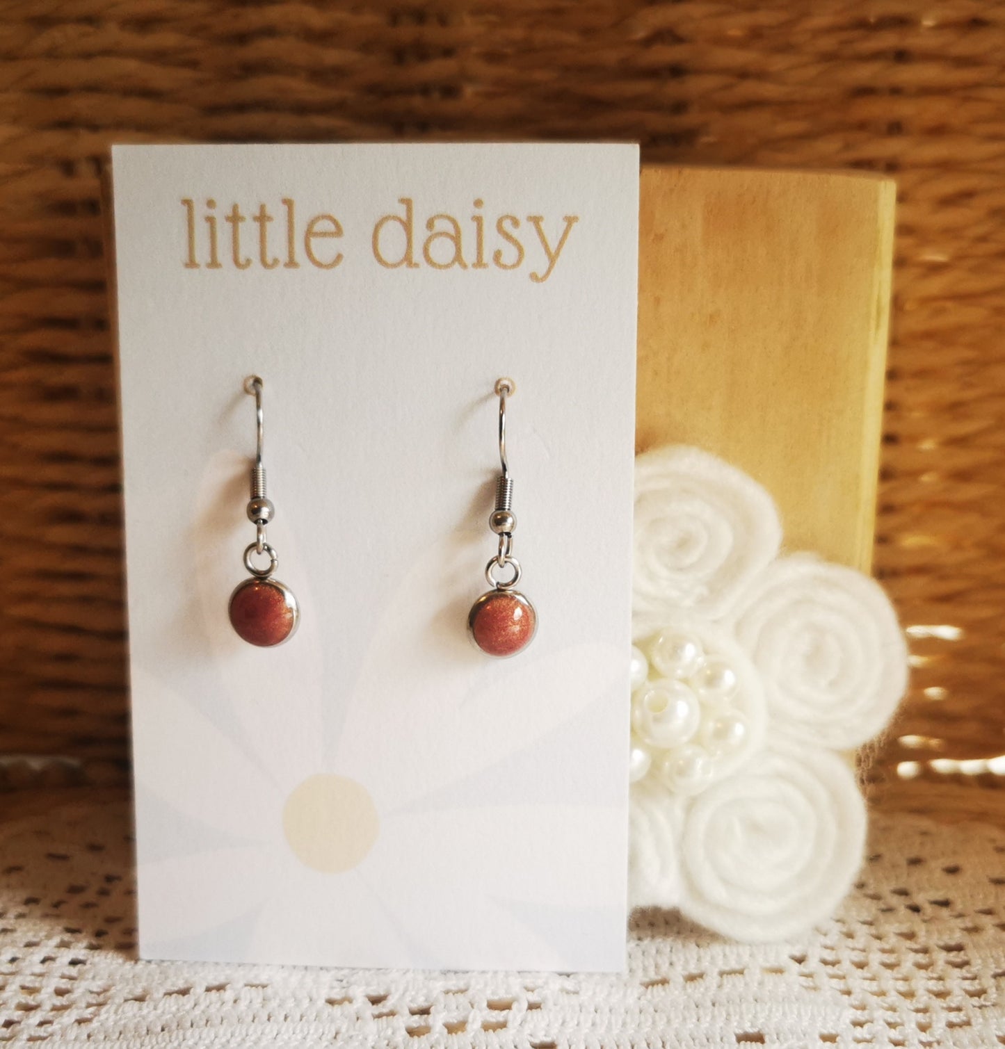 Toffee Drop Earrings