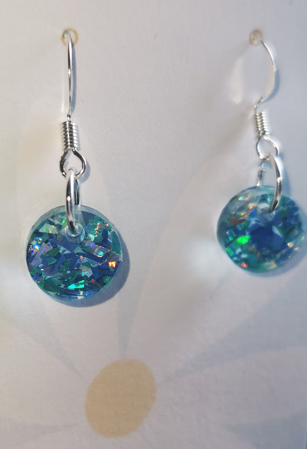Disco Discs dangle earrings