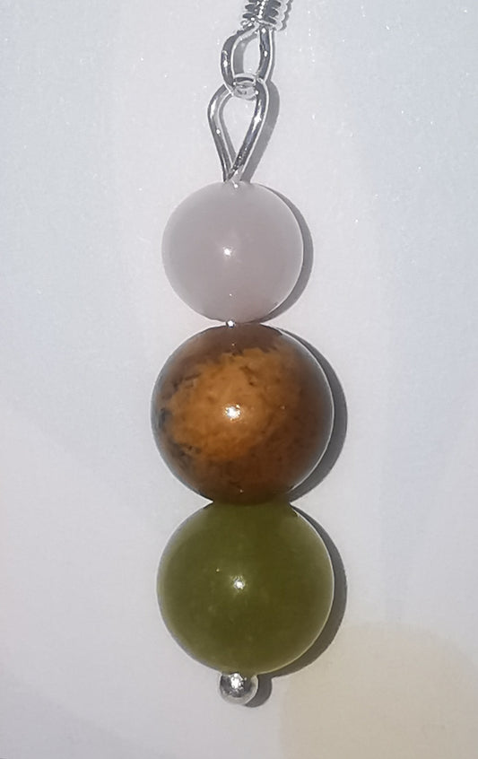 Earthy Love Dangle Earrings