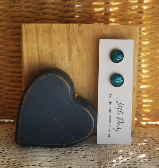 Envy Bezel Stud Earrings