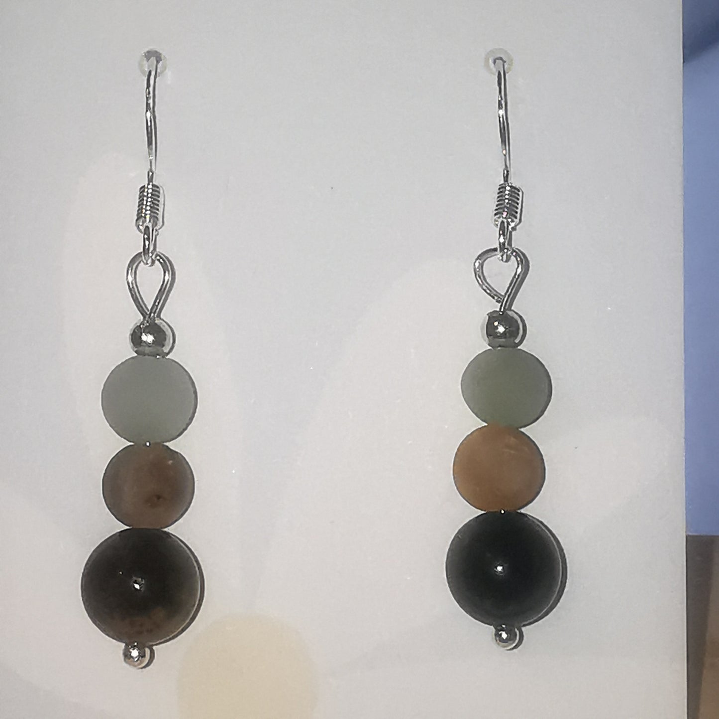 Little bit of Green Gemstone Dangle Earrings