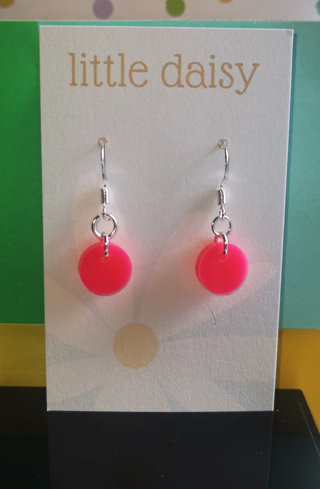 Disco Discs dangle earrings