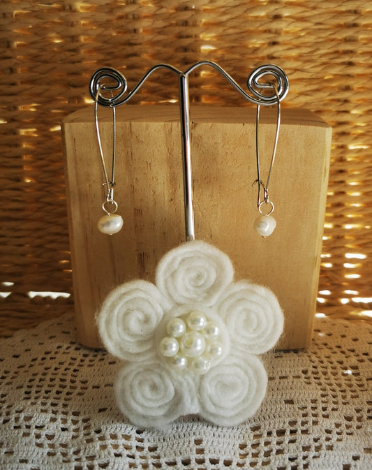 Freshwater Single Pearl Long Dangles