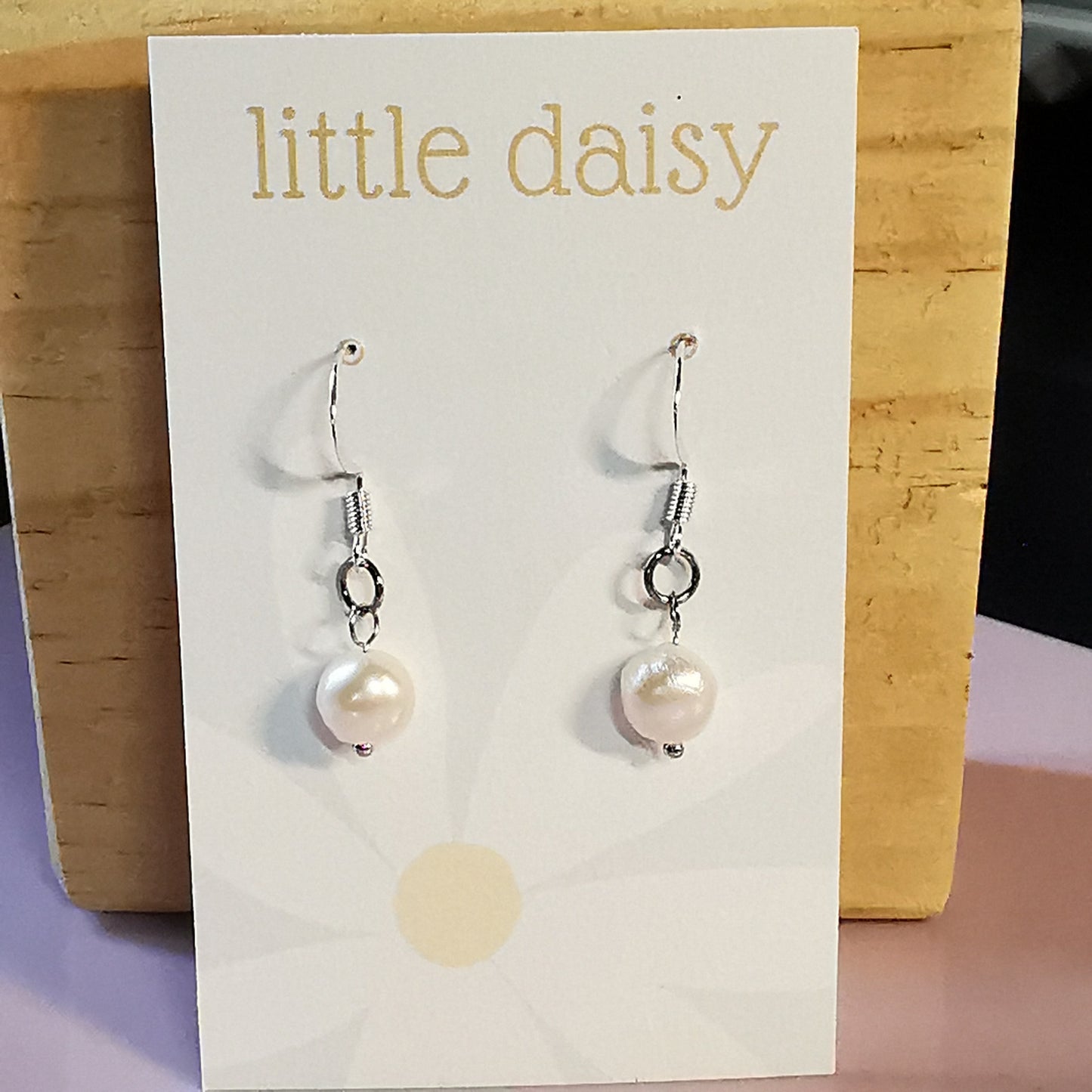 Freshwater Pearl  Dangle Earrings