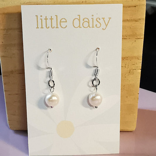 Freshwater Pearl  Dangle Earrings