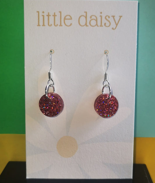 Disco Discs dangle earrings