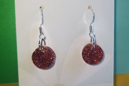 Disco Discs dangle earrings