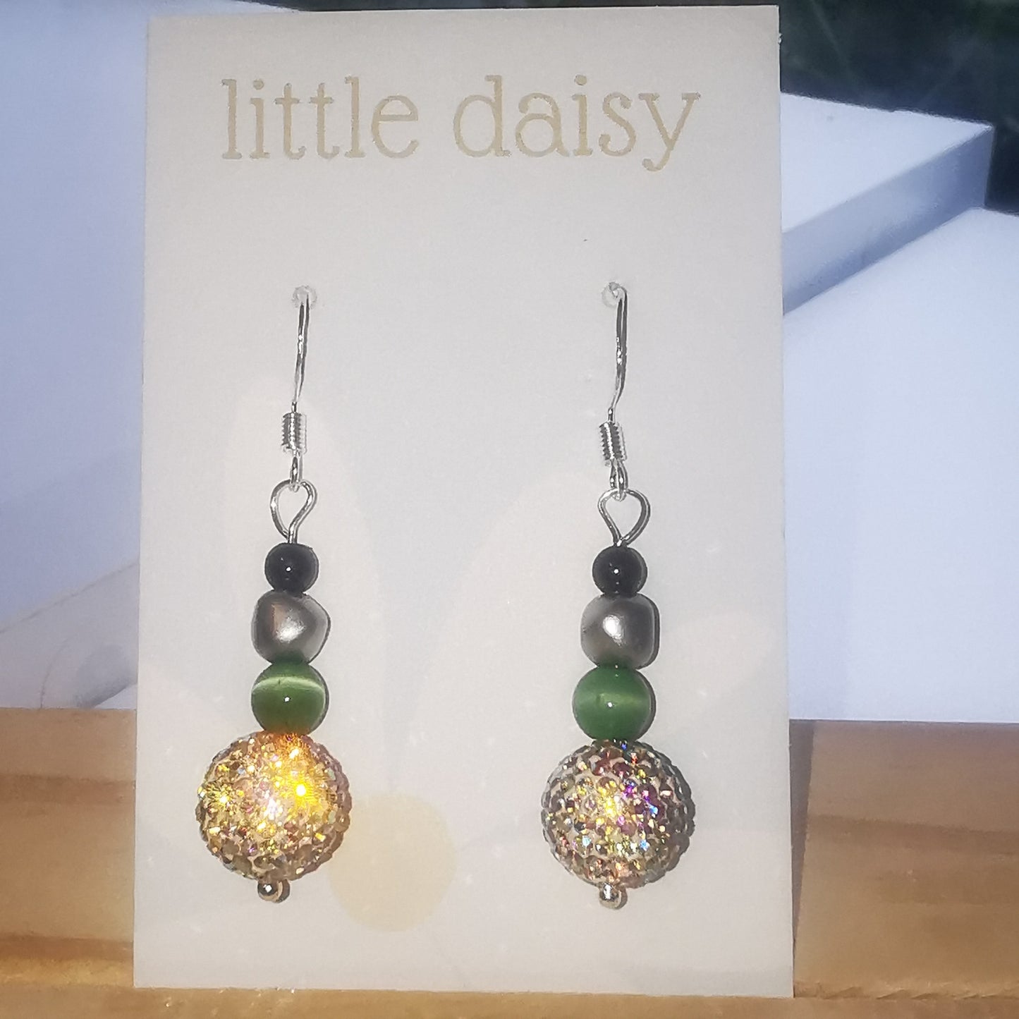 Little bit of Glitz Dangle Earrings