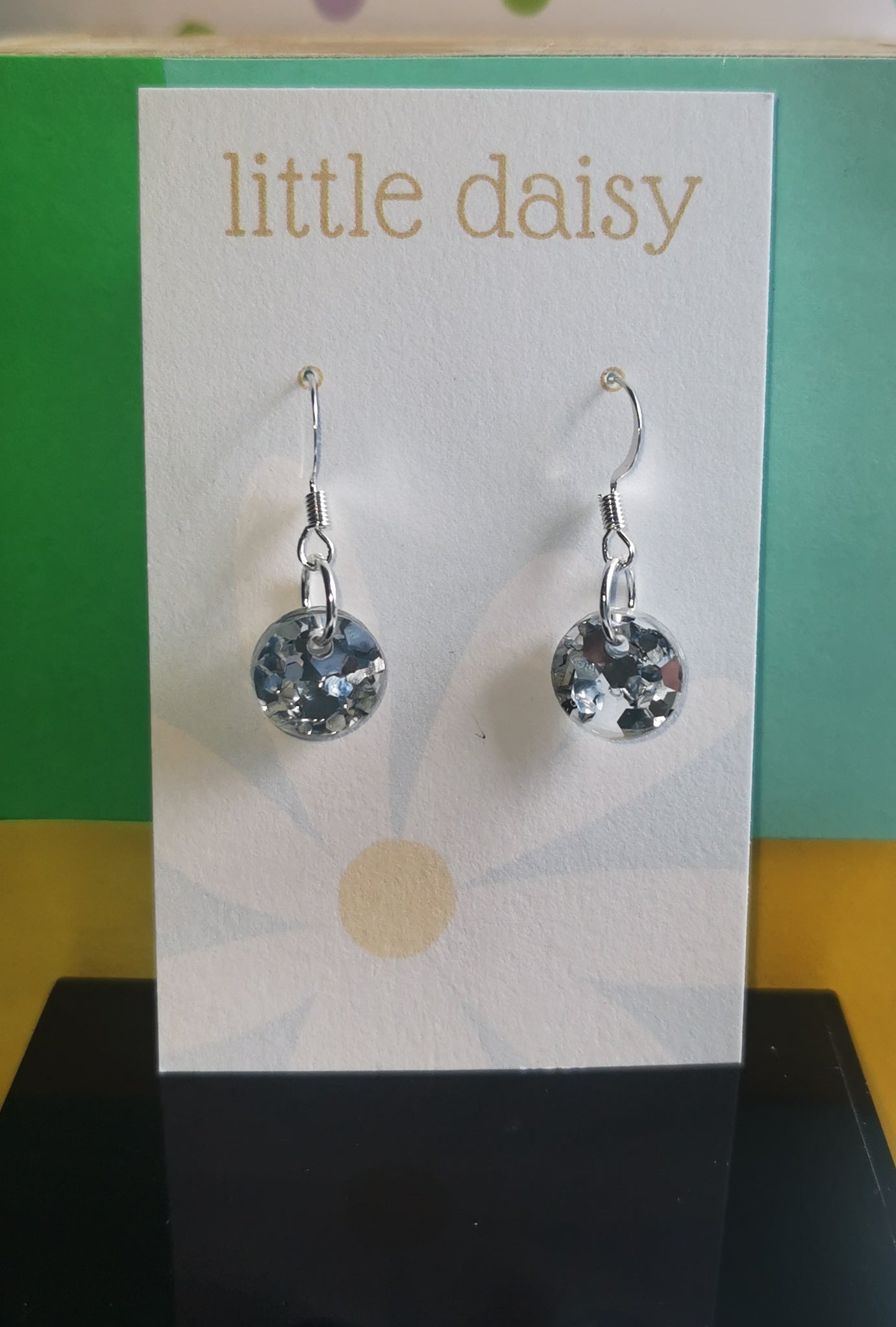 Disco Discs dangle earrings